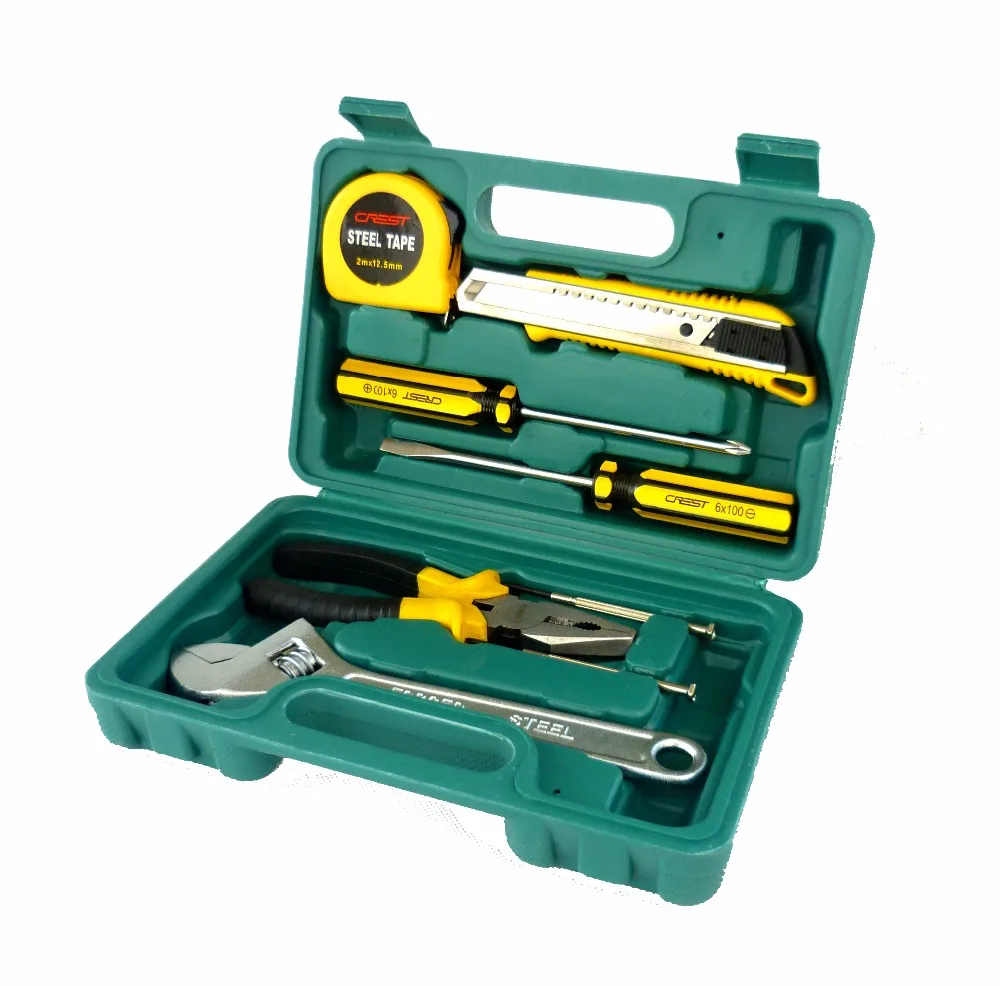 

Free Shipping BOSI 9PC Case Household Tool Set Brand New