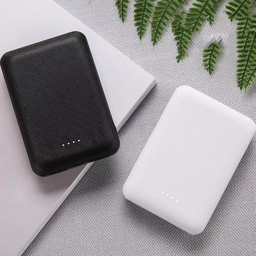 Портативный ультра тонкий мини 20000mAh внешний аккумулятор с двумя USB портами