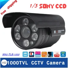 Newest 1/3″ SONY CCD CCTV Camera HD 1000TVL Waterproof Outdoor security camera IR Night Vision