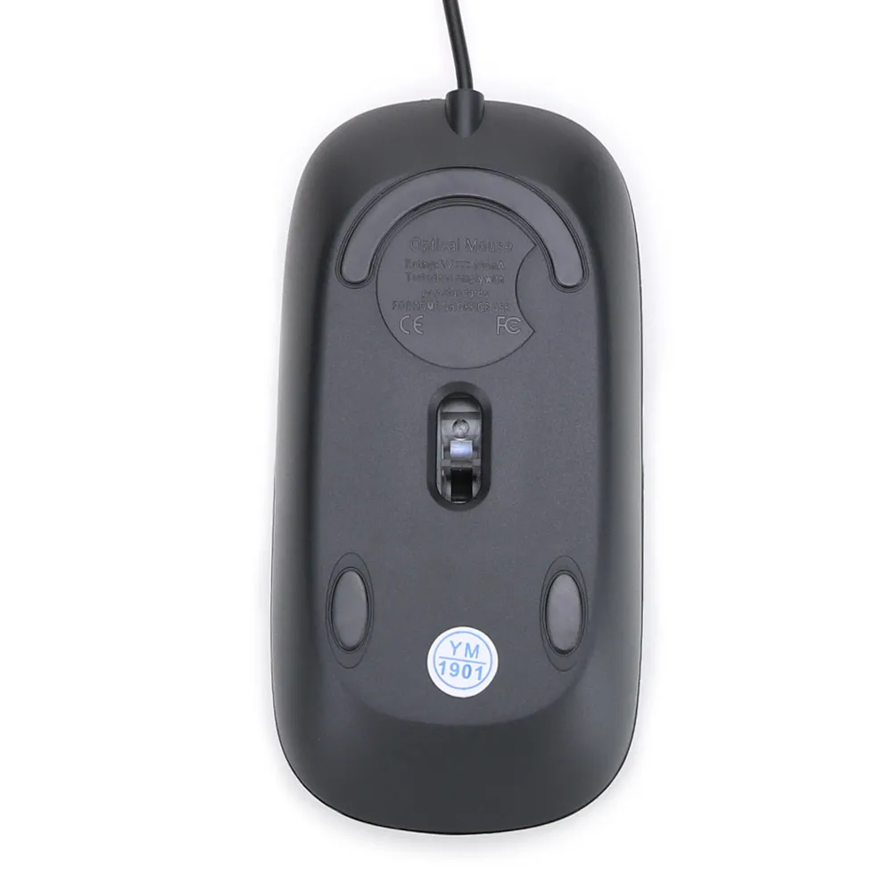 Ultra thin USB Wired Mouse 1200dpi 3D Optical Gaming Mice Mouses For PC Laptop Notebook Computers mini Mouse For office Home