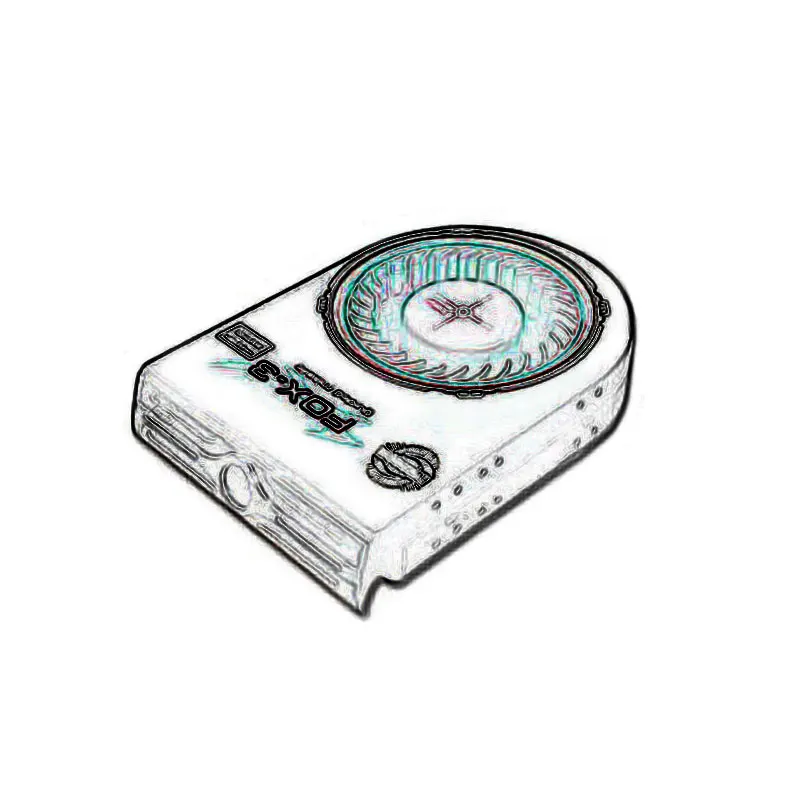 جديد FOX-3 هيكل المبرد نظام محرك الأقراص المرنة التوربينات مراوح التبريد 3.5 بوصة مرنة الموقف الشاملة تبريد