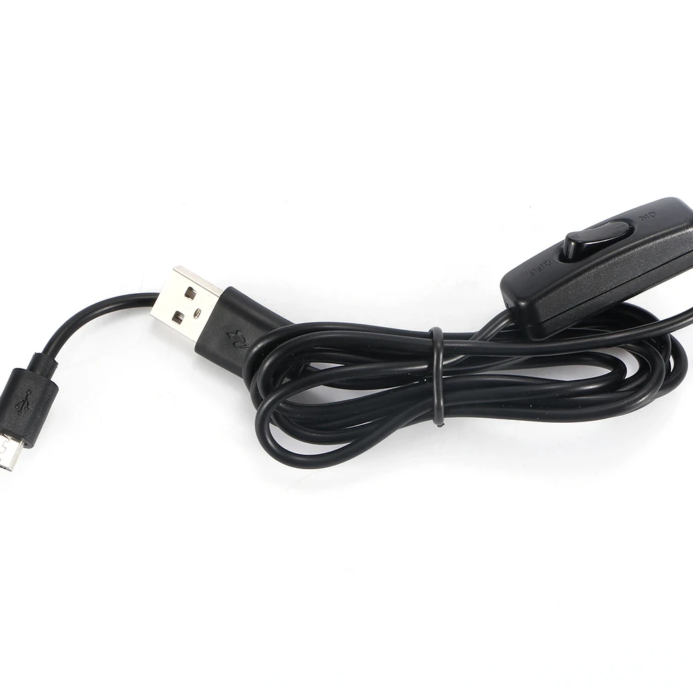 Абсолютно высококачественный универсальный 1,5 м USB к Micro USB кабель питания для одного устройства с переключателем включения/выключения