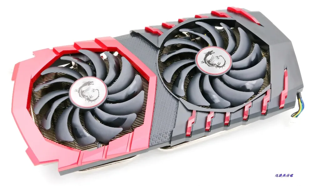 Для MSI GTX1080 GTX1070 GTX1060 Графический кулер(вентилятор с радиатором, без карты) с религиозной лампой