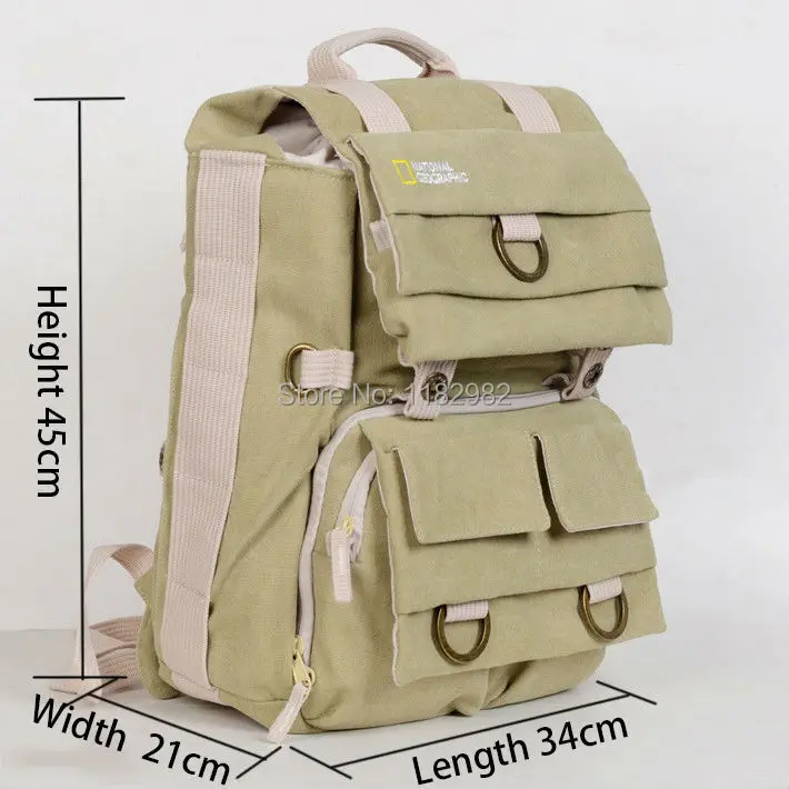 National Geographic NG5160 Earth Explorer NG5160 Холст DSLR камера сумка рюкзак/чехол/сумка для ноутбука для C@ non Ni@ on S@ ny