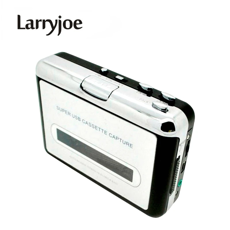 Larryjoe USB Кассетный захват плеер, лента к ПК, супер портативный USB Cassette-to-MP3 конвертер захват с розничной посылка