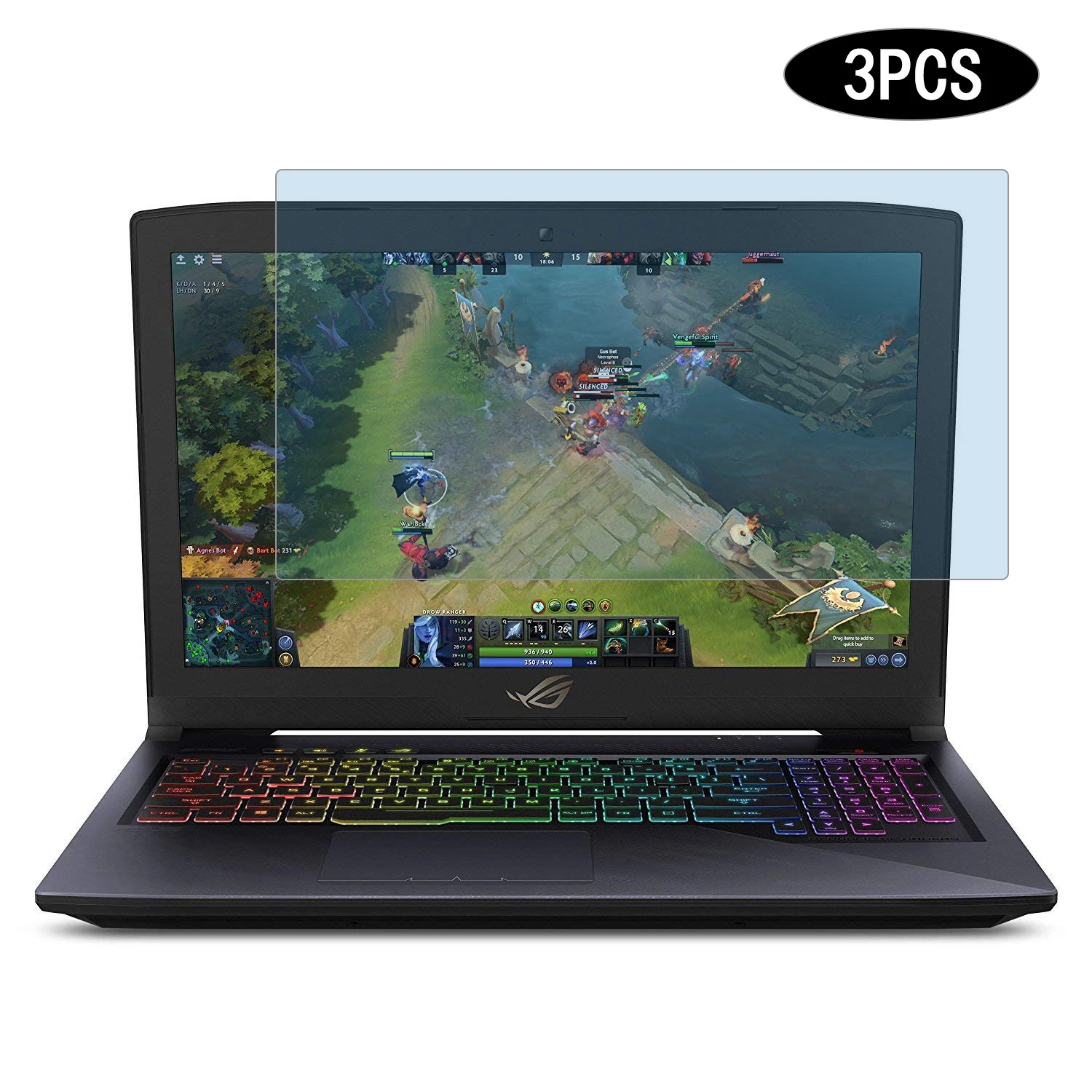 3pcs Universal LCD Guard film Anti Blue Light Laptop Screen Protector