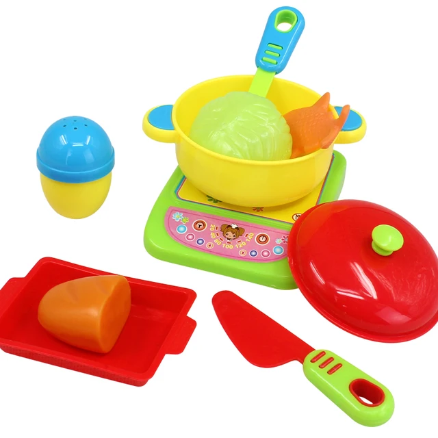 Funny Cooking Game Class Children Pretend Kitchen Role Play Set Meat
