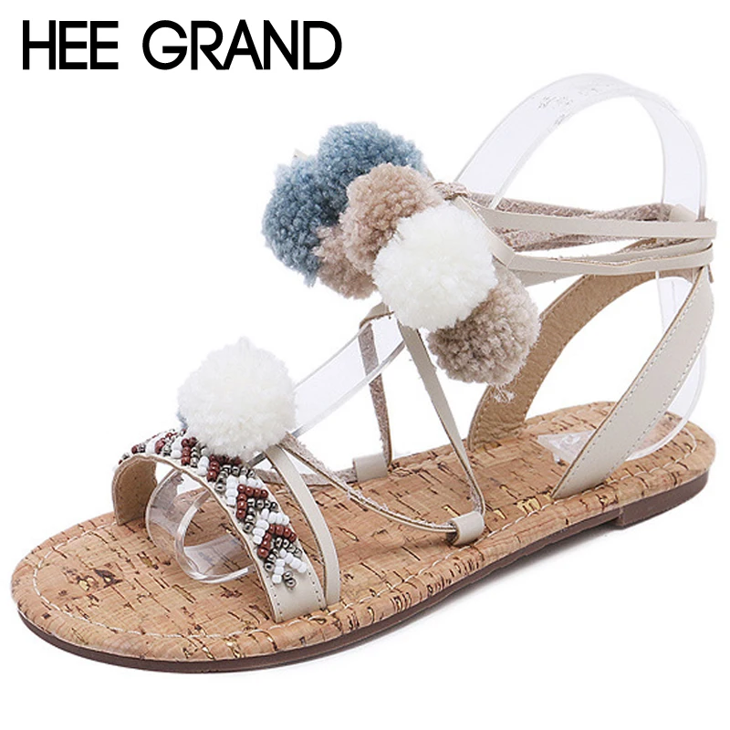 HEE GRAND/разноцветные сандалии гладиаторы обувь на платформе женская летняя