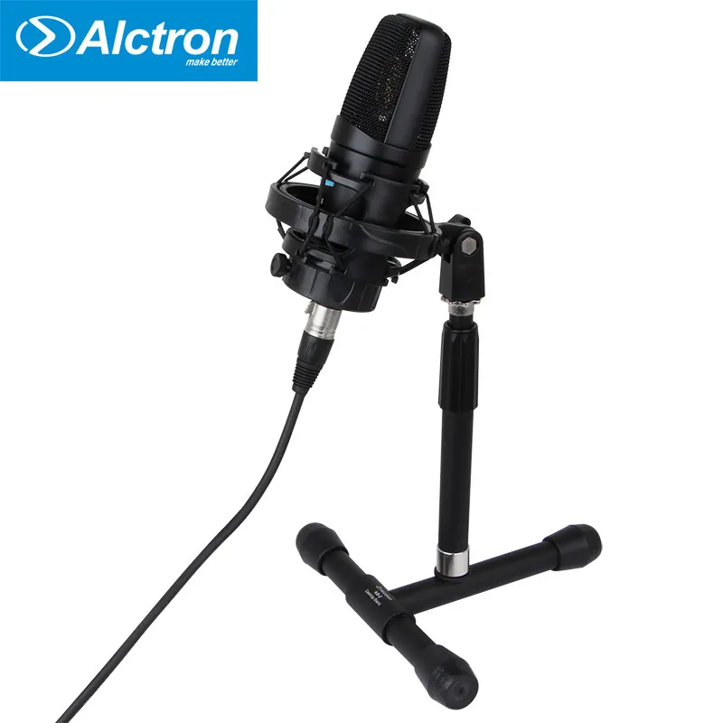 Alctron KS-2 портативный микрофон Стенд настольная подставка Экономия пространства, легкий вес использования для различных ситуаций