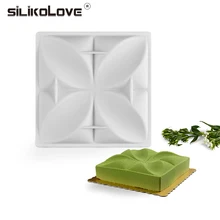 

SILIKOLOVE Silicone Cake Molds large baking panPattern Candy Craft Large Pan Non-Stick Mousse Cake Mold Tray Muffin Pan Bakeware
