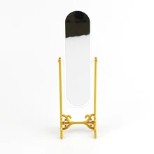 Прекрасная миниатюрная мебель для кукольного дома полная длина туалетное зеркало для куклы подарок детям ролевые игрушки