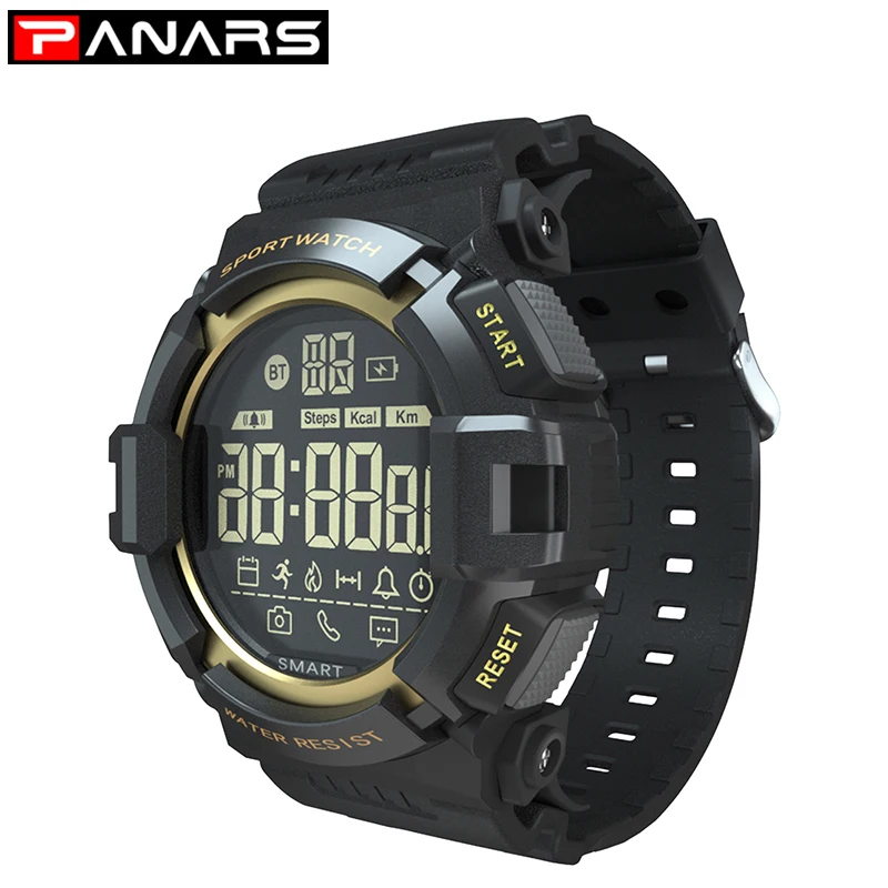 

PANARS Smart Watch Bluetooth Pedometer Activity Fitness Tracker Sport Smartwatch Waterproof Heart Rate Monitor Men Women