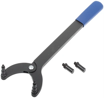 

Timing Belt Change Tool Against Timing Pulley Holder Tool VW Golf VAG 3036 T10172