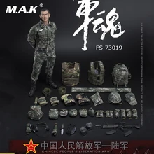 1/6 Full Set 73019 The Chinese People's Liberation Army Soul-Series Army Machine Gunner Solider Action Figure For Collection for collection solider action figure full set 1 6 78047b russian spetsnaz fsb alpha group male figure standard ver