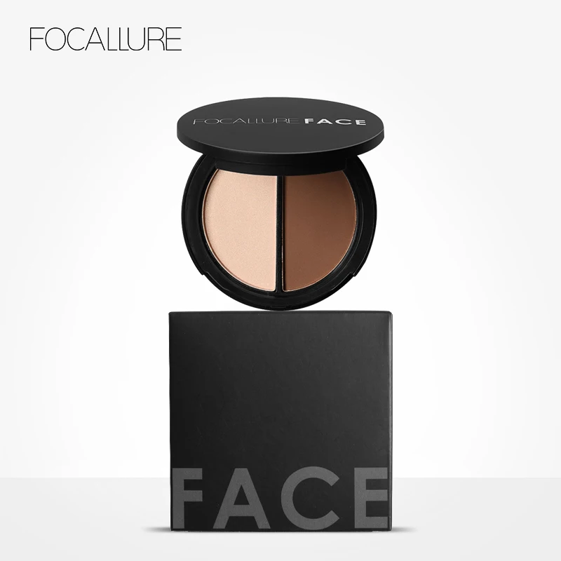 Классический макияж Румяна Bronzer маркер 2 Diff Цвет корректор бронзатор палитра Comestic