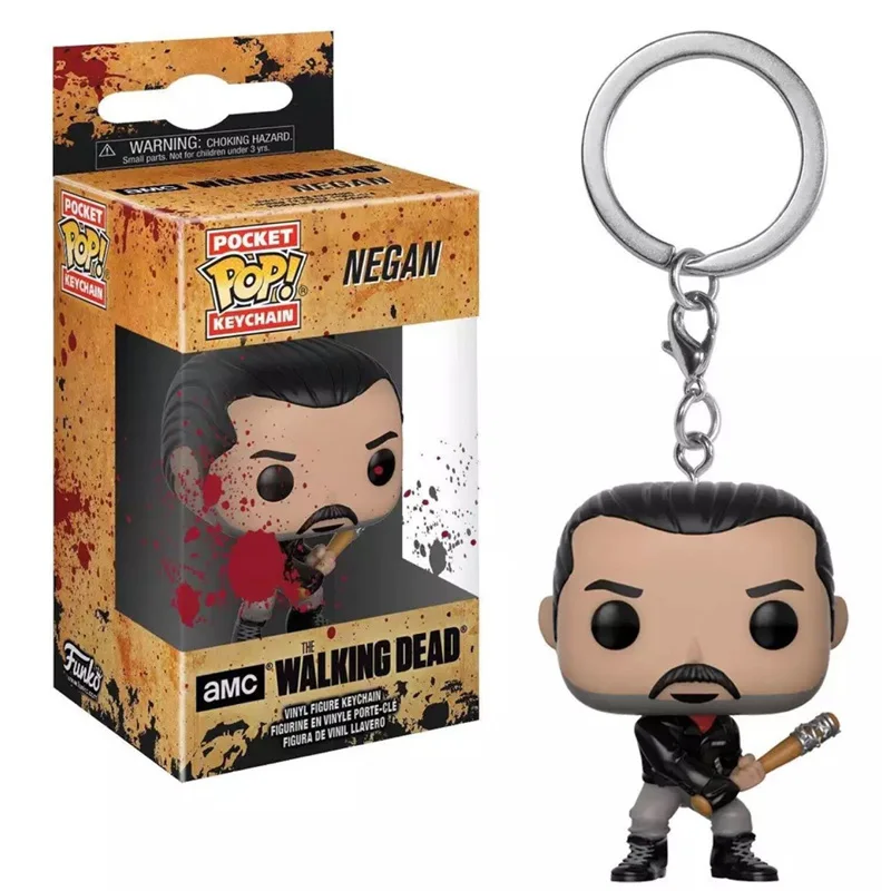 Funko Pop Pocket The Walking Dead брелок дерил Диксон Рик Граймс Неган фигурка игрушки