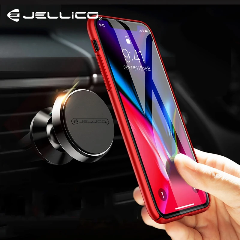 

Jellico HO-60 Magnetic Air Vent Car Phone Holder for iPhone Samsung 360 Magnet Holder for Mobile Phone in Car Universal Holders