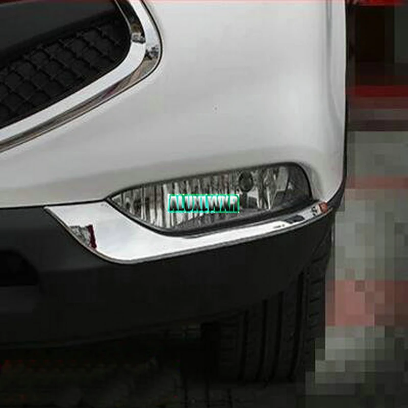 

Car-styling Front Fog Lamp Frame Modified Head Fog Light Decoration Cover For JAC S3 2014 2015 Accessories Abs Chrome 2pcs/set