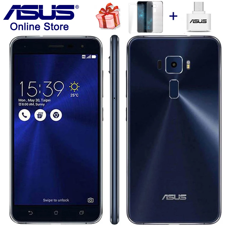 Новый ASUS ZenFone 3 ZE552KL Z012DE 4G LTE мобильный телефон 4 Гб Оперативная память 64 Встроенная