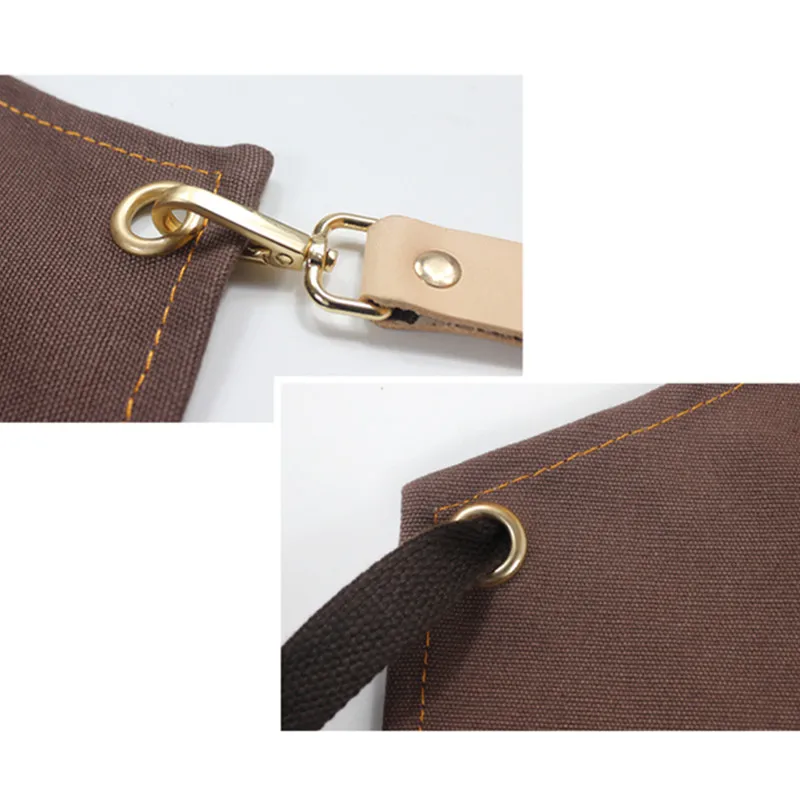 Canvas Apron Crossback Cotton Straps E15-10