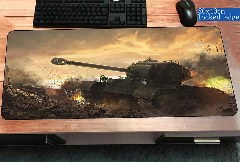 Коврик для мыши World of tanks, коврик для мыши wot, коврик для мыши, компьютерный коврик для мыши, классный игровой коврик для мыши для геймера, 800x400 мм, коврик для мыши с клавиатурой