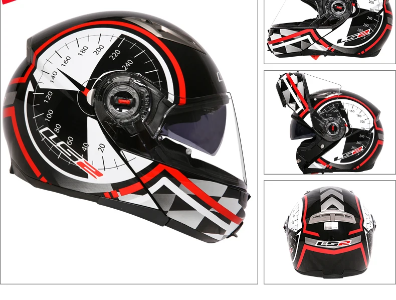 Casco capacete LS2 ff370 флип-ап stomtrooper дорожный велосипед Мото шлем для moto rcycle с солнцезащитным объективом