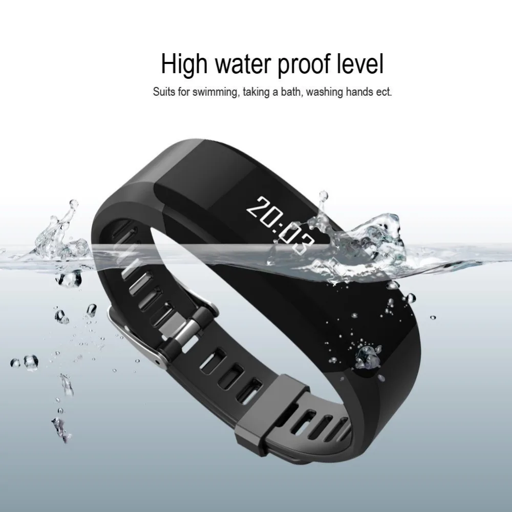 2017 Новый Спорт Bluetooth Монитор Сердечного ритма Смарт-часы Здоровья Шагомер