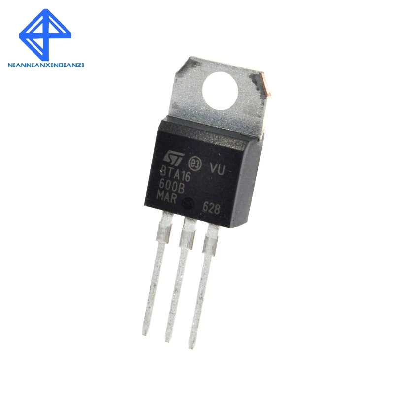 100PCS BTA16 600B Triacs 16 Amp 600 Volt TO 220 новые оригинальные стандартные TRIACS|Интегральные