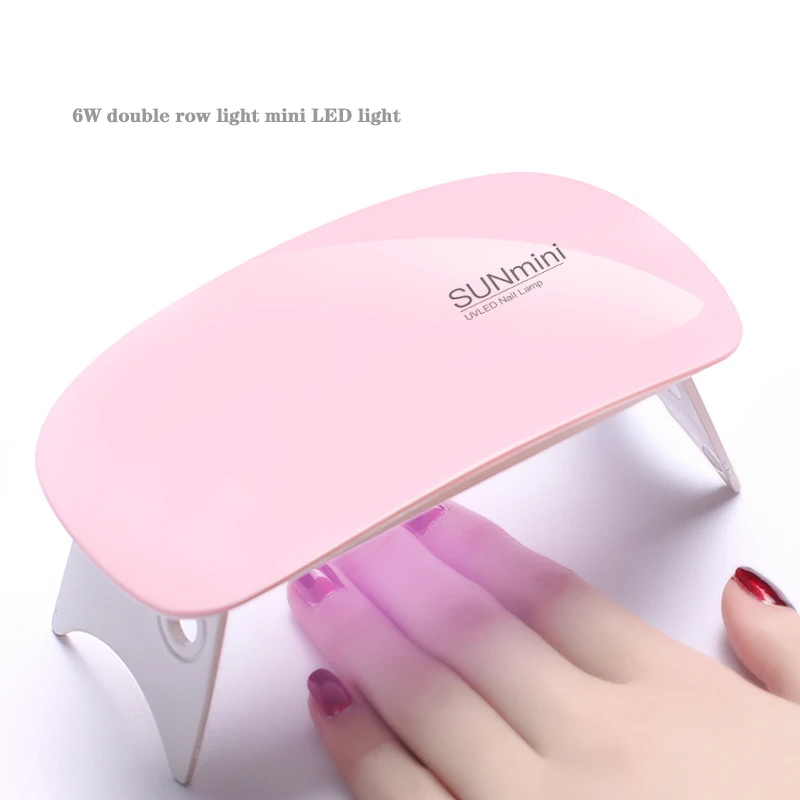 

New 6W Nail Dryer LED UV Lamp Micro USB Gel Varnish Curing Machine For Home Use Nail Art Tools Nail For Lamps