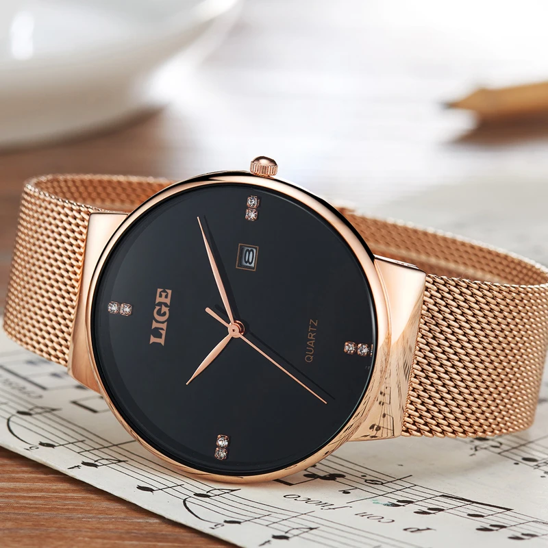 2016 Relojes Hombre Top Brand Luxury Men Watches Men Business Quartz Watch Male Date Waterproof Gold Clock Man Relogio Masculino