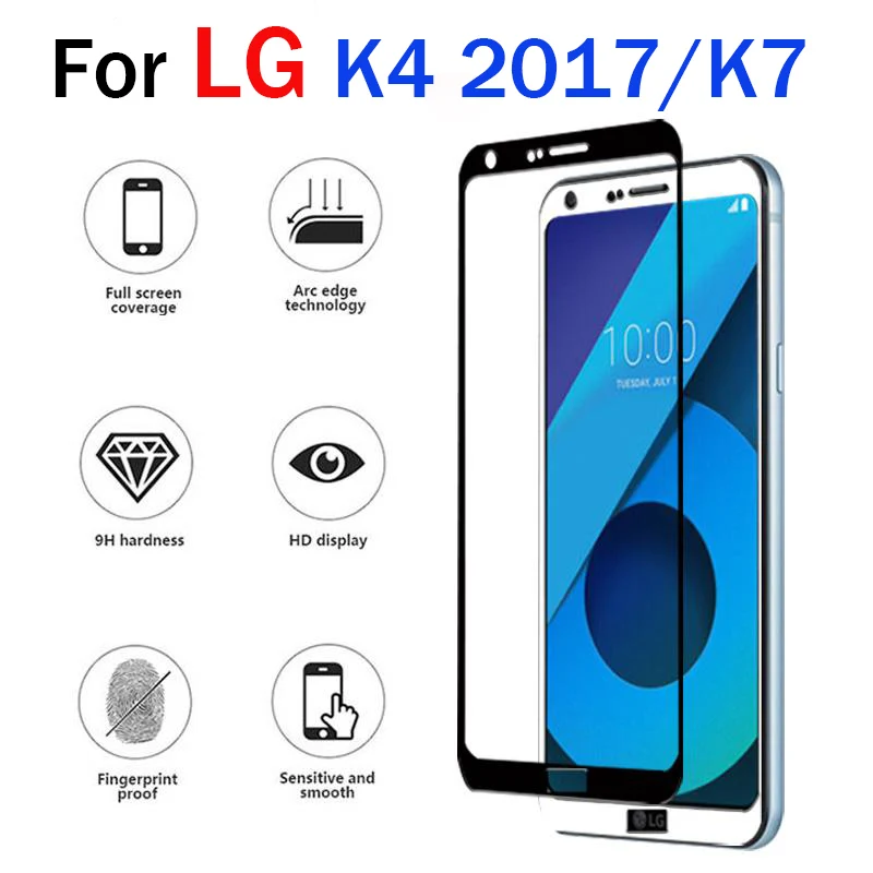 Для lg k7 закаленное стекло для k4 2017 защитная пленка glas защитной защиты полное