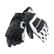 Luvas de couro legítimo 100% evo, luvas originais de couro com 4 tempos para motocicleta condução e corrida gp pro