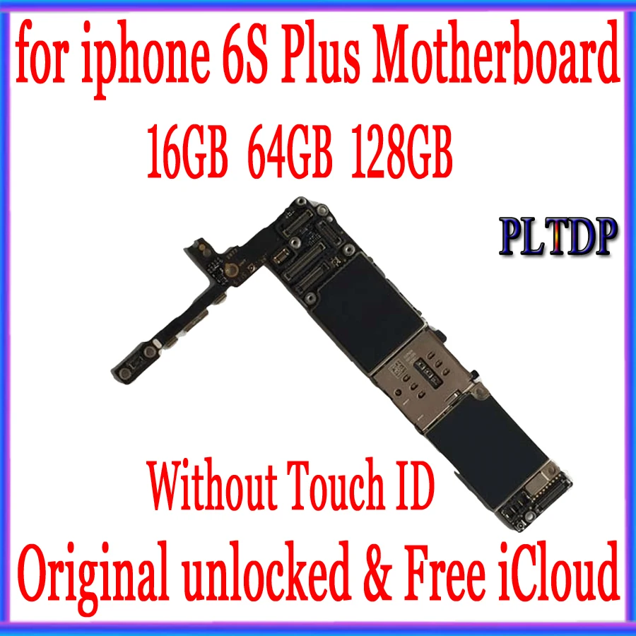 Логическая плата для iPhone 6sp 6s plus материнская без сенсорной идентификации