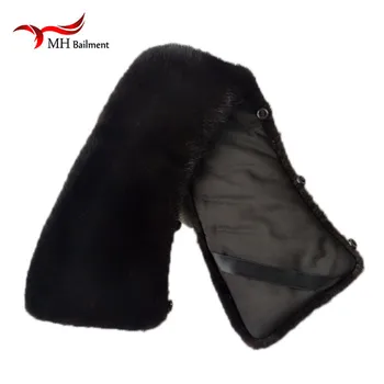 

Bandana Women Real Fur Collar 100% Genuine Mink Fur Scarf Long Winter Cap Fur Accessory for bandana men