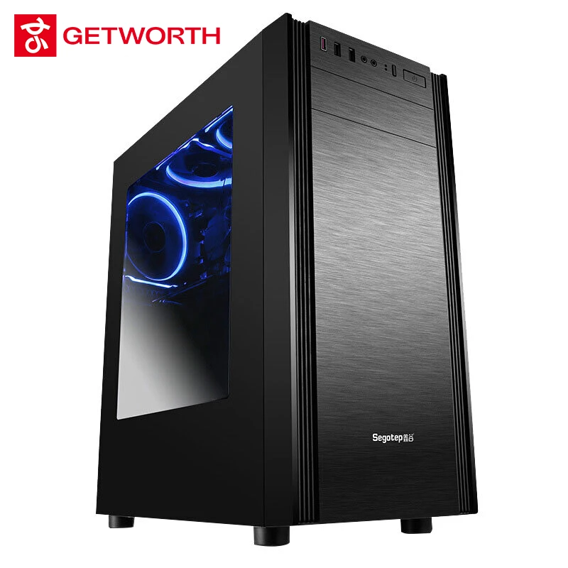 GETWORTH R33 Gaming PC I5 8500 Office Computer Cheap I5 Computer 180GB SSD 8G RAM 230W Power B360M