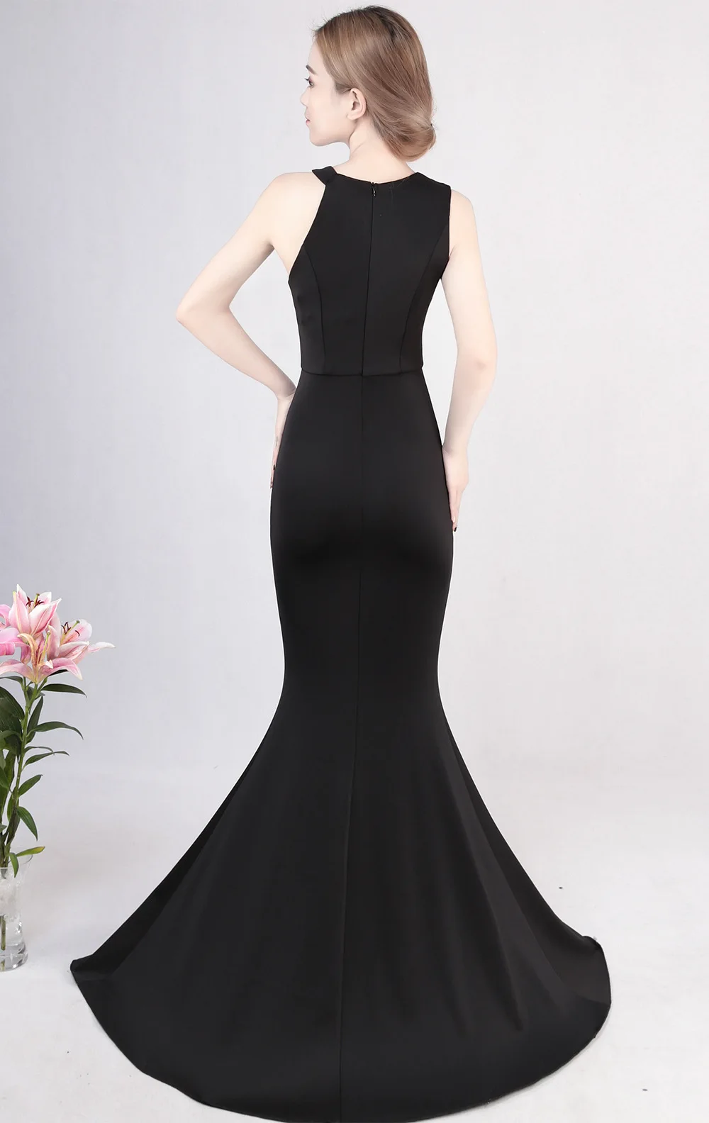 Vestidos Verano женское вечернее платье русалки выдалбливают элегантное пикантное, длиной до пола вечерние платья выпускные платья