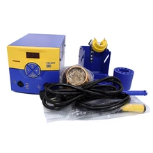 Оригинальная FM203 цифровая паяльная станция ESD-Safe Двухпортовая машина SMD с ручкой паяльника FM2027