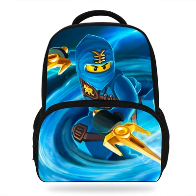 14 дюймов популярный детский мультяшный Ninjago рюкзак для девочек школьная сумка для мальчиков кунг-фу сумка для детей книжные сумки для подростков - Цвет: 7E616