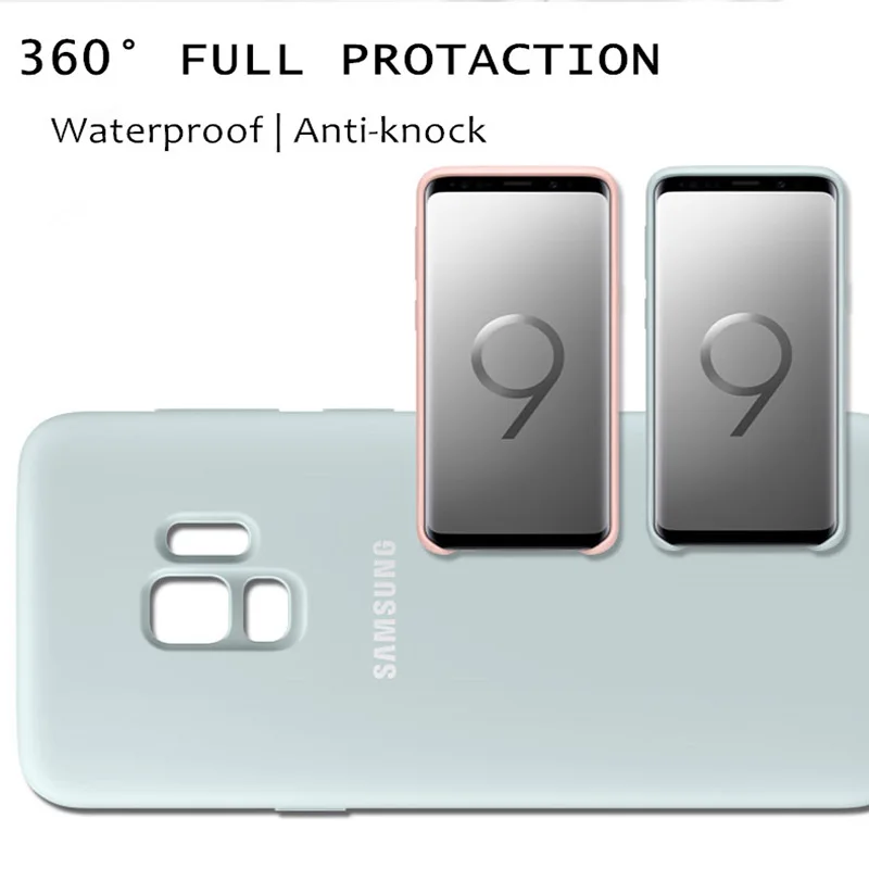Оригинальный чехол SAMMSUNG Galaxy S9 S9Plus противоударный из силикона с противоударным