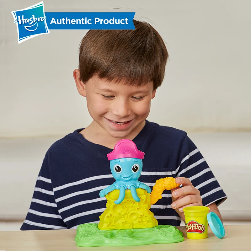 Hasbro Play-Doh Cranky The Octopus Play Doh игровой набор тема океана морские животные чехол цвета формование составная моторика