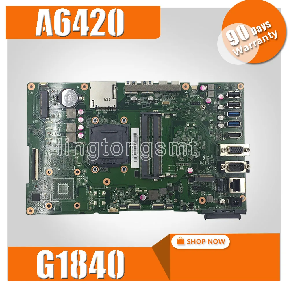 A6420 MAIN_BD._/UMA/TPM With G1840 Motherboard For ASUS A6420 All in