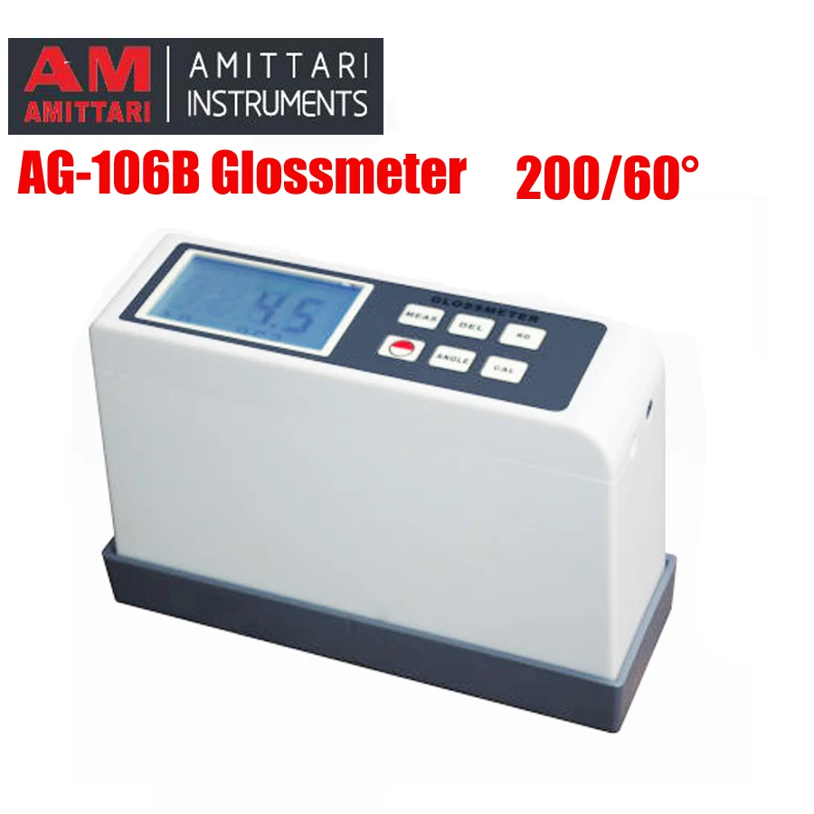 Ag-106b glossmeter, цифровой блеск поверхности метр измерения углов 60 градусов Диапазон измерения 200 ГУ