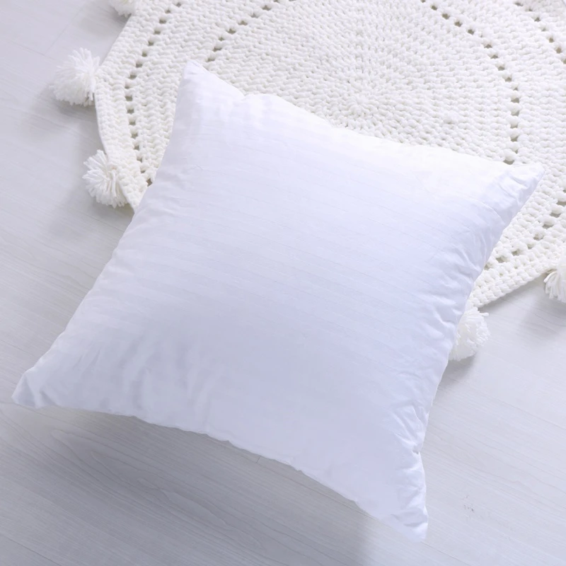 

50*50CM Pillow Cores Elastic PP Cotton Fabric Surface Cusion Solid White Throw Decorative Pillows Cores