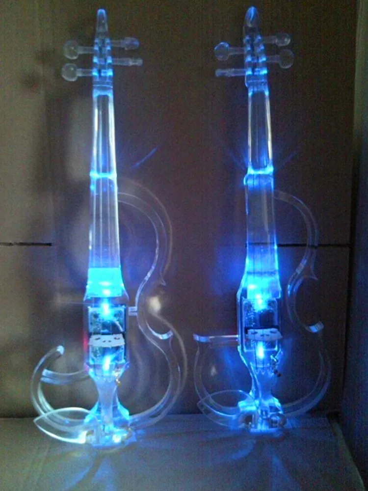 Special high end electronic violin / transparent crystal electric