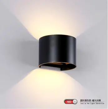

Waterproof 12W Outdoor LED Wall Lamp IP67 Aluminum Adjustable Surface Mounted Cube Warm White Outdoor LED Wall Light AC85-265V