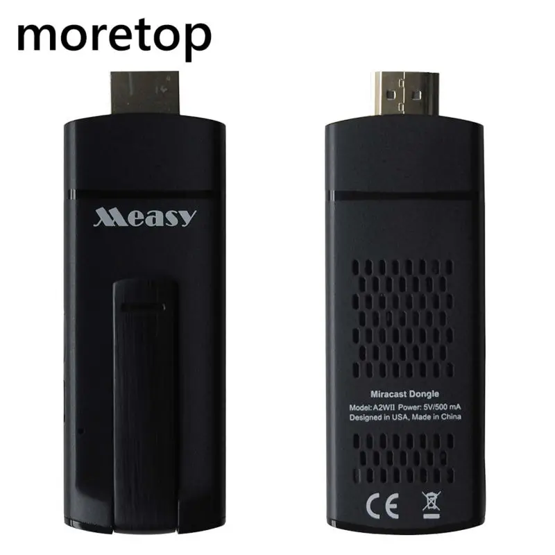 Measy a2w ii Smart tv Stick WiFi HDMI ключ AirPlay EZCast Miracast Mirror DLNA беспроводной дисплей плеер для Android iOS Windows