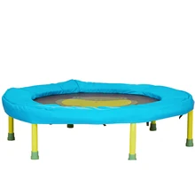Подшипник 25 кг 34 дюймов Мини Складной батут фитнес тренировки Rebounder детский батут для детей 2-6 лет синий