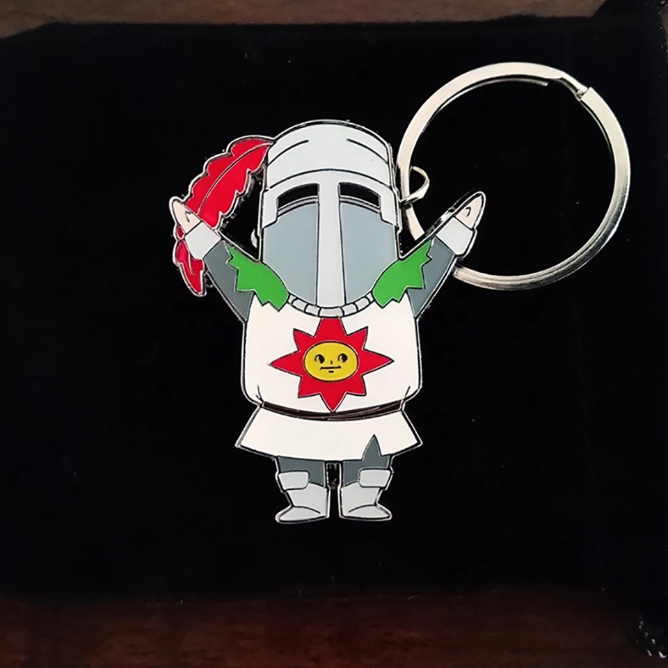 Tronzo Solaire of Astora милые игровые цепочки для ключей от солнца и воина веселые
