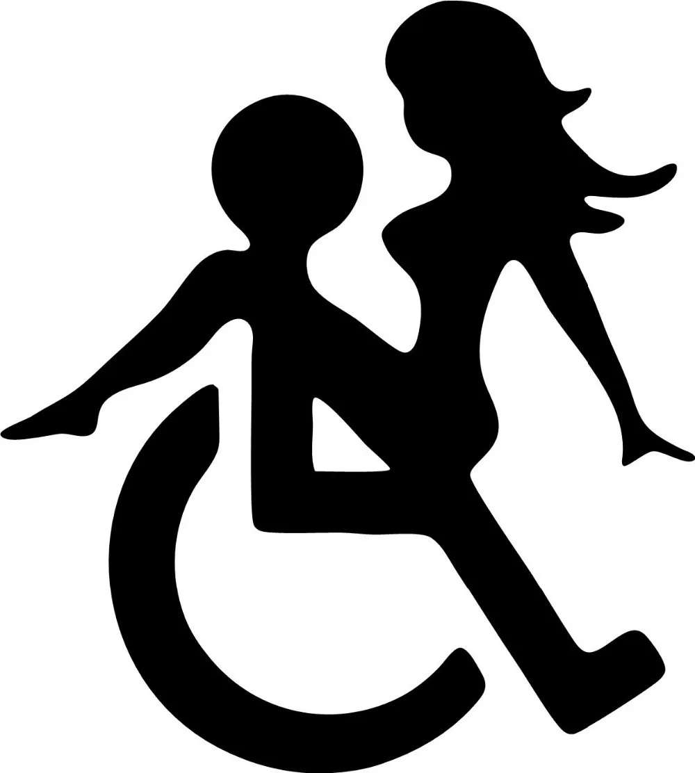 Wheelchair Sex Funny Decals Stickers Suitable For Cars Bikes Boats In