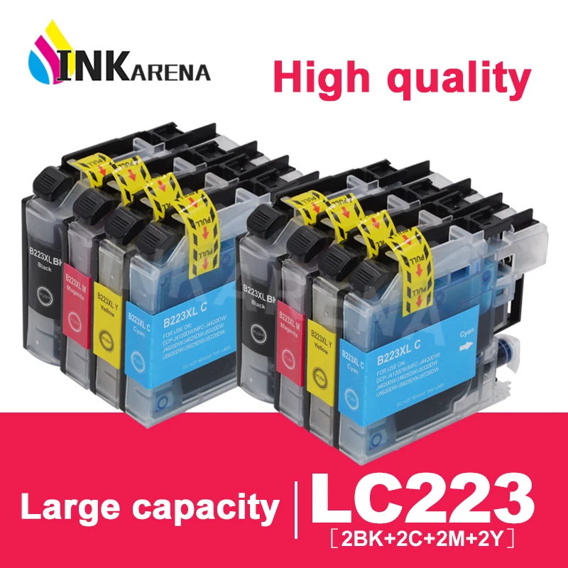 LC223 Compatible Ink Cartridges For Brother LC223 Full Ink Cartridge